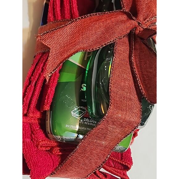 Palmolive Gift Set Dish Towels Hand Towel Palmolive Spray Away & Palmolive Red - Picture 5 of 8